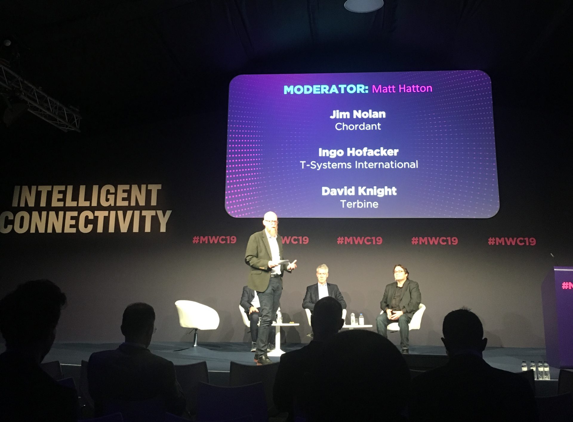 Key note speaker during MWC